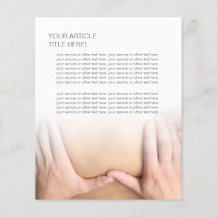 Flyer Terapeuta dos TERMAS da terapia da massagem