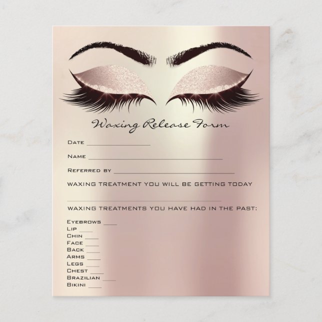 Flyer Termo de Responsabilidade e Renúncia à Depilação c (Frente)