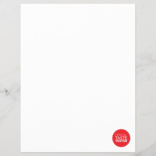 Flyer Testador de Gosto Oficial (Frente)