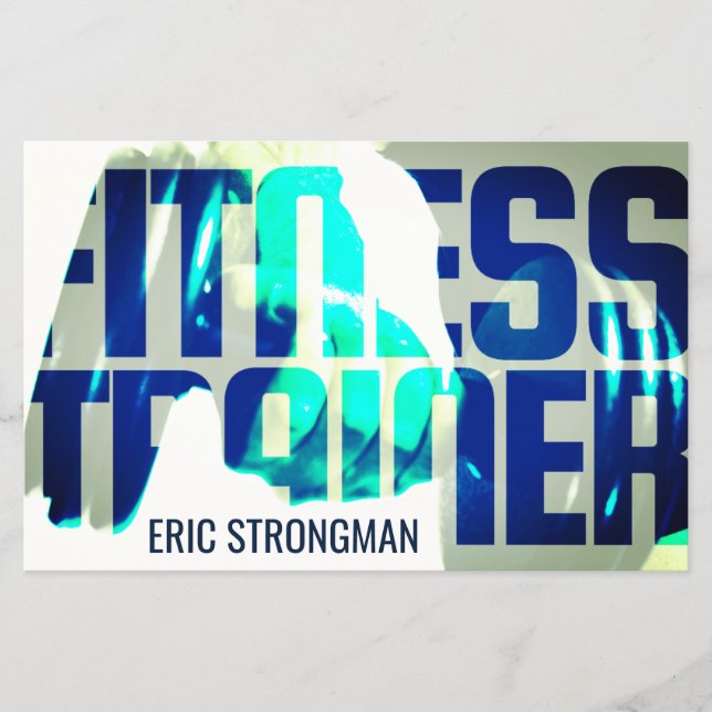 Flyer Testador de malhação de mistura gigante a frio azu (Frente)