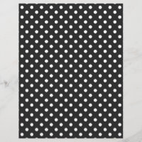 Teste padrão de bolinhas preto e branco