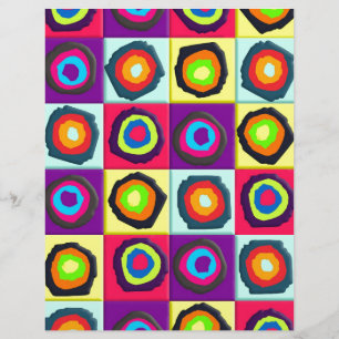 Flyer teste padrão dos círculos