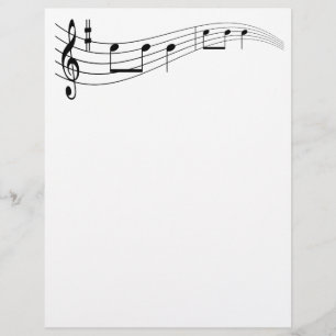 Flyer Texto de música