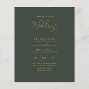 Flyer Texto Dourado monocromático monocromático Elegante