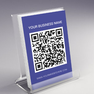 Flyer Texto e código QR do Promocional de anúncio person