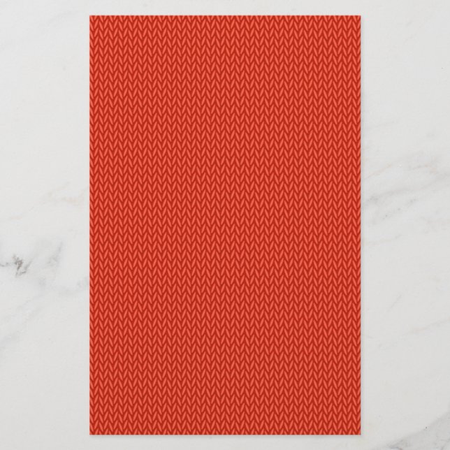 Flyer Textura de lã de tricô vermelho (Frente)