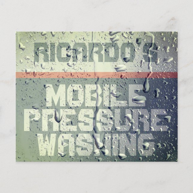 Flyer Textura superficial úmida (Frente)