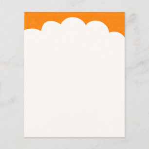 Flyer Tocos de Nuvens - Laranja