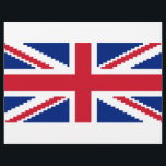 Flyer Tomada de pixel de 8 bits da União<br><div class="desc">Union Pixel Jack UK Flag Vintage 8 Bit Pixel Art. Globe Trotters especializa-se em imagens idiossincráticas de todo o mundo. Aqui você encontrará Cartões de Saudação,  Cartões Postais,  Posters,  Mouséads e muito mais.</div>