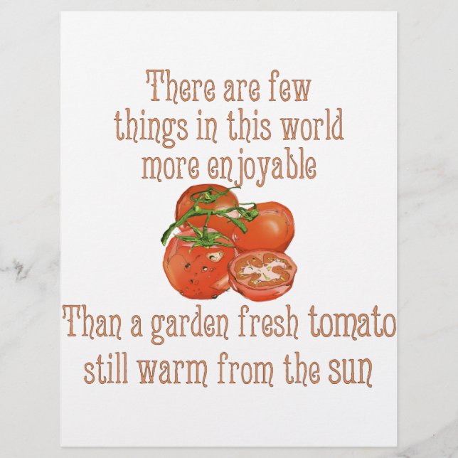 Flyer Tomates Aquecidos Por Sol (Frente)