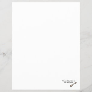 Flyer Tome sempre o tempo lamber a colher