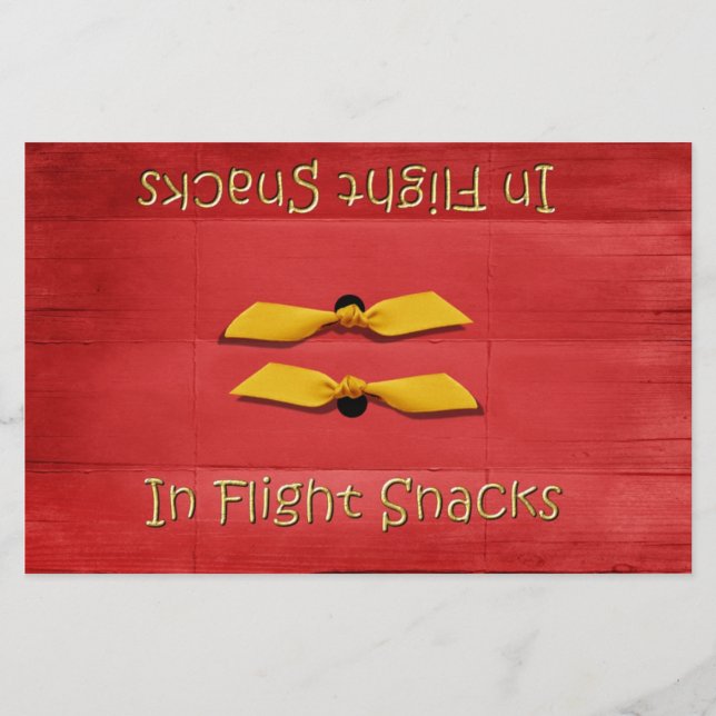 Flyer Topo da barra de snack (Frente)