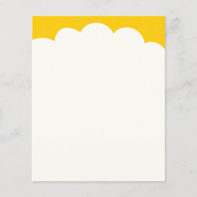 Flyer Tops de Nuvem - âmbar (Frente)