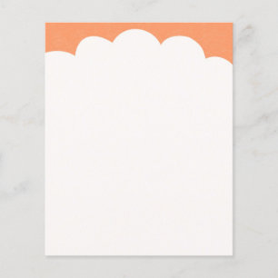 Flyer Tops de Nuvem - Peach