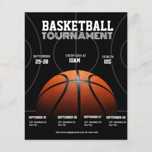Flyer Torneio de Basquete Universitário, Esporte Basquet