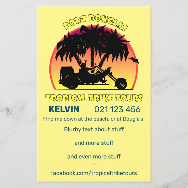 Flyer Tours Tropicais (Frente)