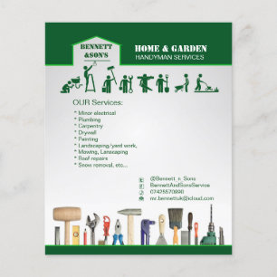 Flyer Trabalhador manual e aviador home do servise da