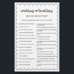 Flyer tradições minimalistas de casamento noiva jogo de<br><div class="desc">Projetado para coordenar com nossa coleção de bordas escaladas, este jogo de chá de panela das tradições minimalistas de casamento fofo apresenta um design clássico com uma reviravolta única - a fronteira escalpada é de um tipo, e certamente irá adicionar uma ligeira retro-sensação a este jogo. Se você quiser chamar...</div>