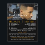 Flyer Trendy Hair Cut, Publicidade de barbeiros masculin<br><div class="desc">Trendy Hair Cut,  Bandeiras de publicidade masculinas na Loja de Cartão de visita.</div>