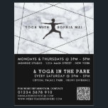 Flyer Trendy Modern Marble Yoga - Publicidade Classe<br><div class="desc">Folhetos De Publicidade Da Classe Trendy Modern Marble Yoga Por Loja De Cartão de visita.</div>