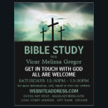 Flyer Três Cruzes, Anúncio em Classe de Bíblia Cristã<br><div class="desc">Três Cruzamentos,  Folhetos De Publicidade De Bíblia Cristão Na Loja Cartão de visita.</div>