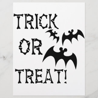 Flyer Trick ou Treat Bats!
