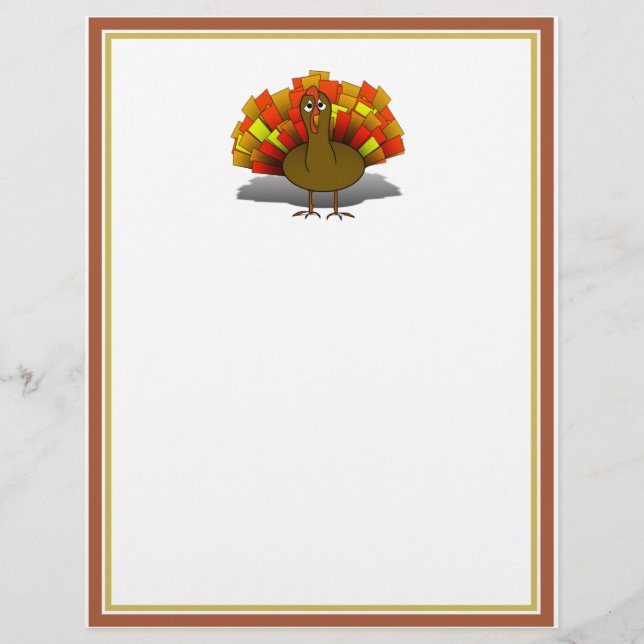 Flyer Turquia: Ação de Graças Preocupada (Frente)