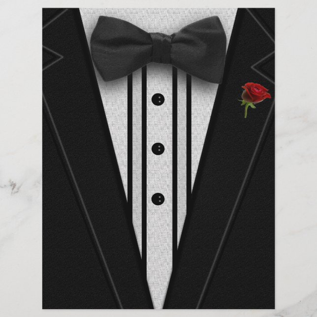 Flyer Tuxedo preto com Arco (Frente)