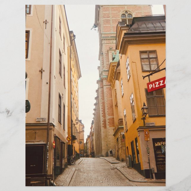 Flyer Tyska Brinken, Gamla Stan, Cidade Velha, Estocolmo (Frente)
