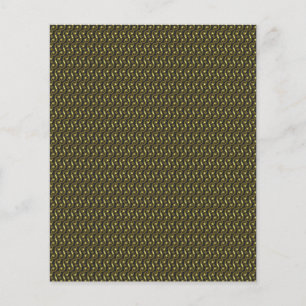 Flyer um fundo verde e branco com um padrão ondulado