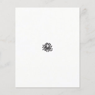 Flyer um quadro preto e branco de um monte de flores