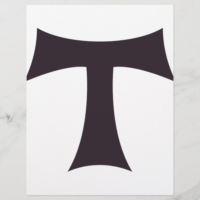 Flyer Uma cruz tau cruz de Santo António (Frente)