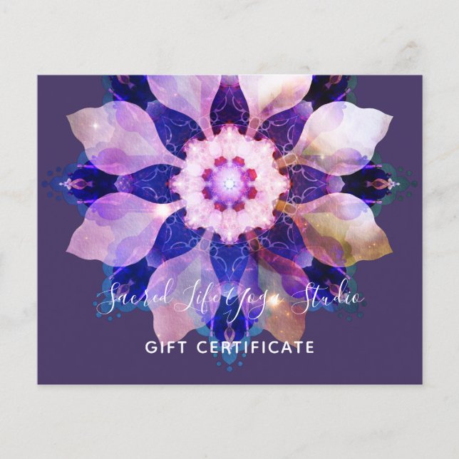 Flyer Unity Mandala (Frente)