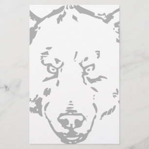 Flyer Urso carrega animais personalizam Anniversários