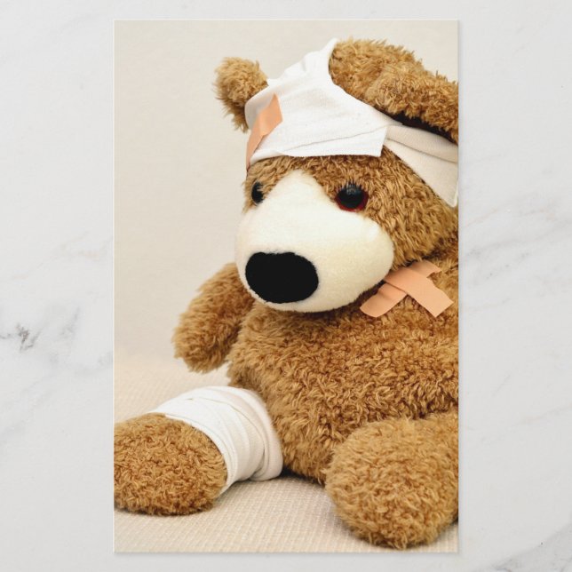 Flyer Urso ursos animal personalizado aniversários (Frente)