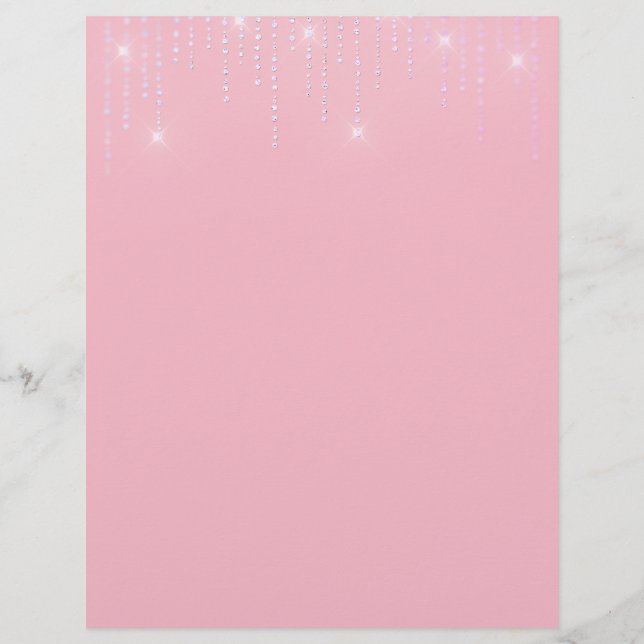 Flyer vazio de ouro elegante (Verso)