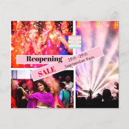 Flyer Venda de Imagens do Partido de Colagem de Fotos