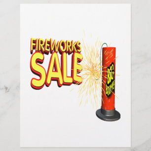 Flyer Venda dos fogos-de-artifício