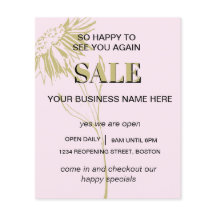 Venda Dourada, rosa, simples e flexível de negócio