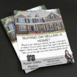 Flyer Venda Simples De Imobilizações Imobiliárias<br><div class="desc">Folheto de promocional minimalista para todos os corretores e agentes imobiliários. O texto e as imagens podem ser personalizados. Adicione os dados de contato e o logotipo da empresa, um código QR ou outras informações importantes a este produto de marketing imobiliário. Leve sua promoção imobiliária para o próximo nível e...</div>