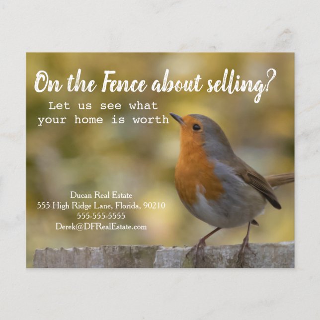 Flyer vendendo venda de marketing imobiliário de referên (Frente)