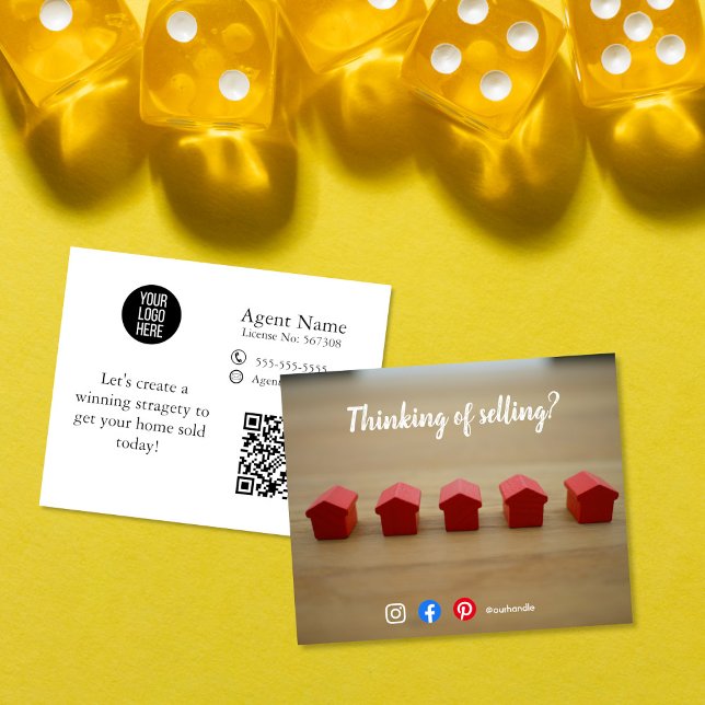 Flyer vendendo venda de marketing imobiliário de referên (Criador carregado)