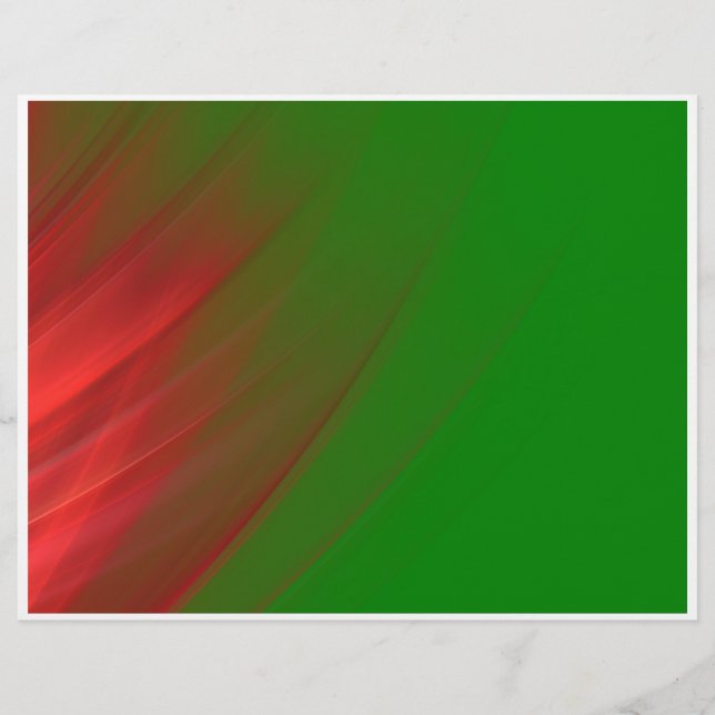 Flyer verde e vermelho (Frente)