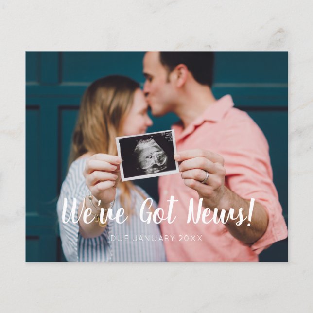 Flyer Verde moderno Temos Gravidez de Notícias (Frente)