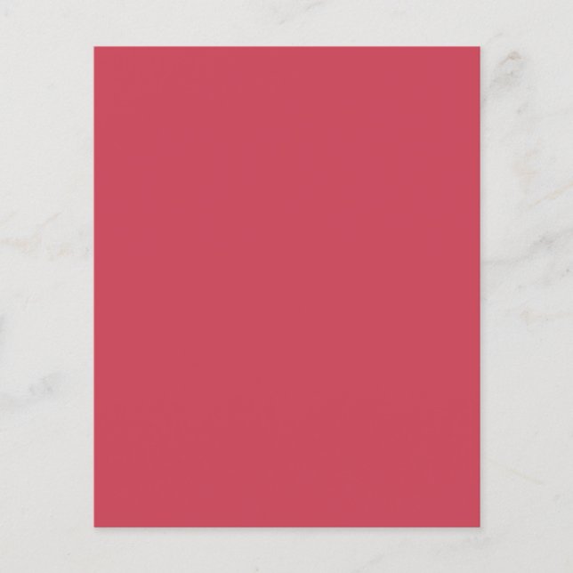 Flyer Vermelho-tijolo (cor sólida) (Frente)