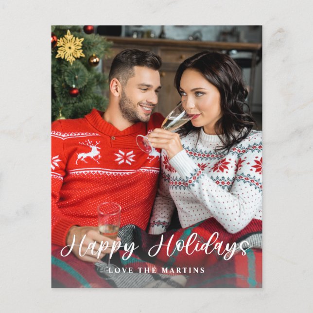 Flyer Vertical do Script de Difusão de Feriados Felizes  (Frente)