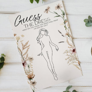 Flyer Vestido Floral Minúsculo Vintage Jogo Noiva Adivin