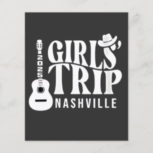 Flyer Viagem de Meninas a Nashville 2025 Férias de Verão