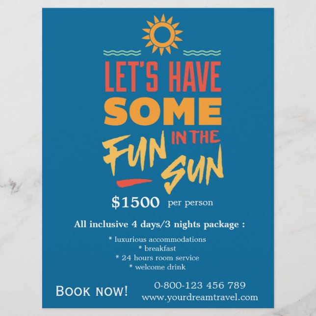 Flyer Viagens Turísticas (Frente)