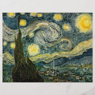 Flyer Vincent van Gogh's The Starry Night (1889)